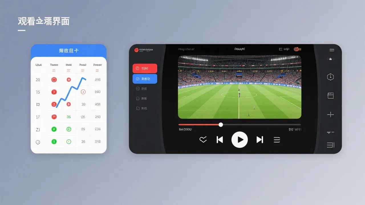 观看英雄联盟直播界面示意